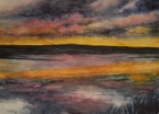 Crépuscule sur le lac de Brocéliande.jpg